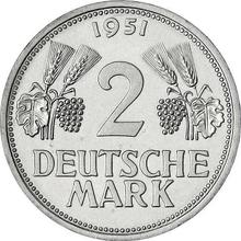 2 марки 1951 F  