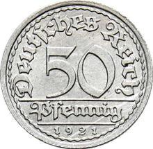 50 fenigów 1921 F  