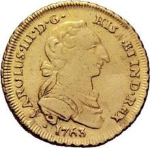 2 escudo 1763 LM JM 