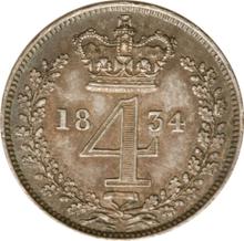 4 Pence (1 grote) 1834    "Maundy"