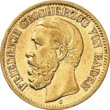 10 marcos 1873 G   "Baden"