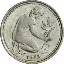50 пфеннигов 1972 G  