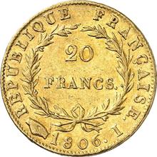 20 francos 1806 I  
