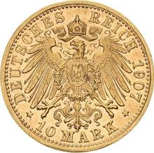 10 марок 1907 F   "Вюртемберг"