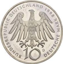 10 марок 1998 D   "Хильдегарда Бингенская"