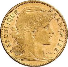 10 francos 1909   