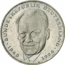 2 marcos 1994 G   "Willy Brandt"