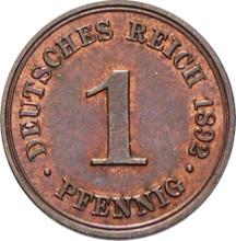 1 Pfennig 1892 A  