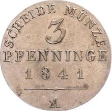 3 Pfennig 1841 A  