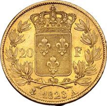 20 francos 1823 A  