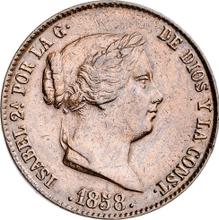 25 Centimos de Real 1858   