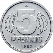 5 fenigów 1987 A  
