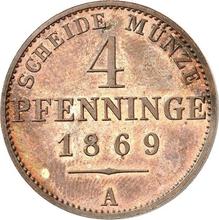 4 пфеннига 1869 A  