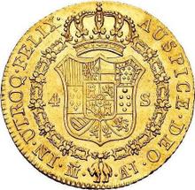 4 escudo 1824 M AJ 