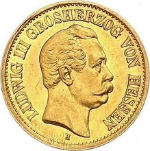 10 марок 1876 H   "Гессен"