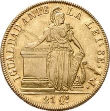 8 escudo 1842 So IJ 