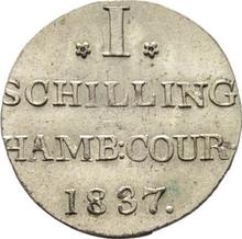 1 Schilling 1837  H.S.K. 