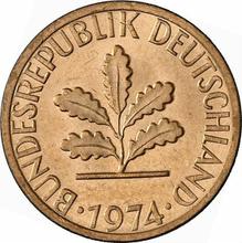 1 Pfennig 1974 G  