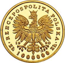 1000000 Zlotych 1990    "Fryderyk Chopin"
