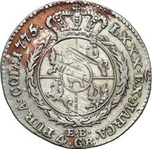 1 Zloty (4 Grosze) 1775  EB 