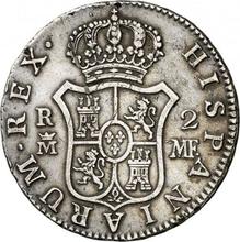 2 reales 1789 M MF 