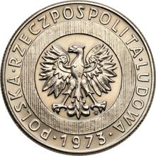 20 złotych 1973 MW   "Wieżowiec i kłosy" (PRÓBA)