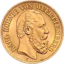 10 марок 1876 F   "Вюртемберг"