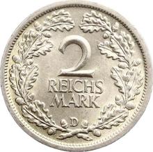 2 Reichsmark 1926 D  