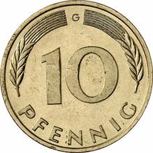 10 fenigów 1988 G  