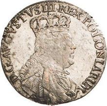Trojak (3 groszy) 1753  EC  "de corona"