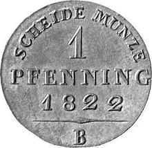 1 Pfennig 1822 B  