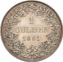 1 gulden 1861   