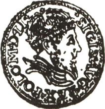 Трояк (3 гроша) 1556    "Литва"