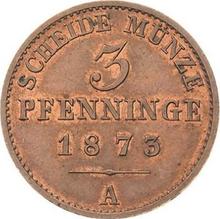 3 Pfennige 1873 A  