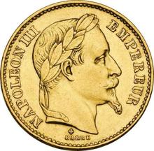 20 francos 1869 BB  