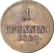1 пфенниг 1820   