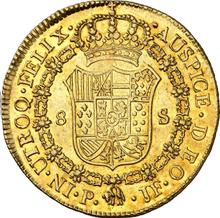 8 escudo 1793 P JF 