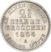 2-1/2 Silbergroschen 1864 A  