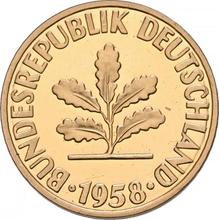 2 Pfennig 1958 J  