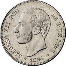 2 pesety 1884  MSM 