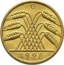 10 Reichspfennigs 1928 G  