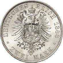 2 marcos 1888 A   "Prusia"