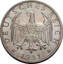2 Reichsmarks 1931 D  