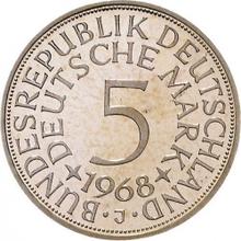 5 марок 1968 J  