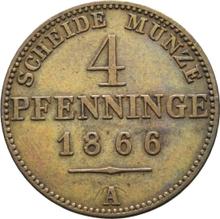 4 fenigi 1866 A  