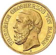 10 marcos 1872 G   "Baden"