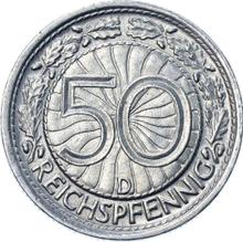 50 Reichspfennig 1935 D  
