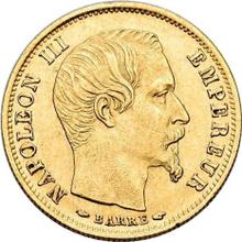 10 francos 1854 A   "Diametro pequeño"