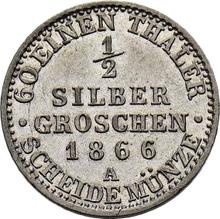 1/2 Silber Groschen 1866 A  