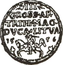 Трояк (3 гроша) 1556    "Литва"